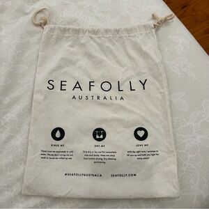 Seafolly 🇦🇺 Natural Cotton Bag